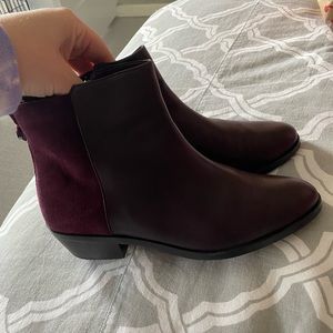 coach burgundy boots!
